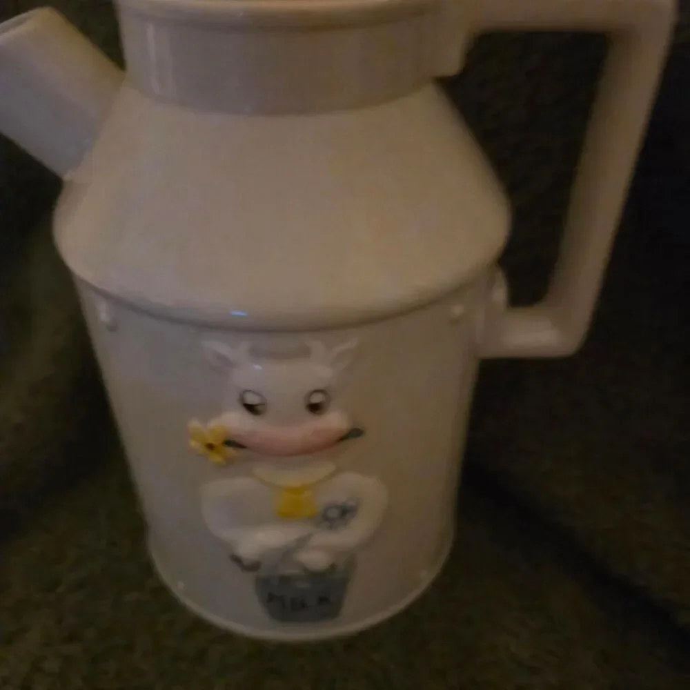 1979 Buttercup for Shafford Cow Milk Can Pitcher 6.5